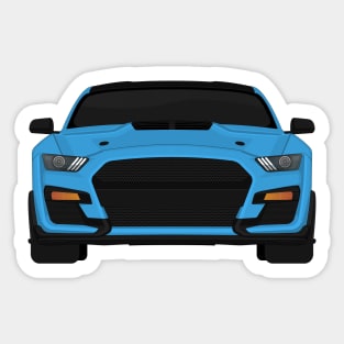 Shelby GT500 2020 Velocity-Blue + Black roof Sticker